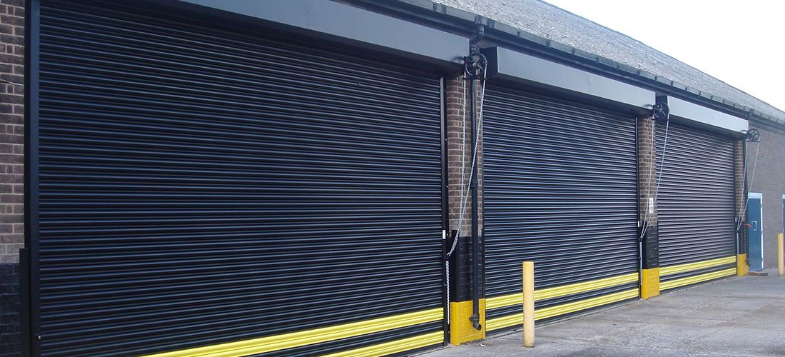 Manual roller shutter door photo