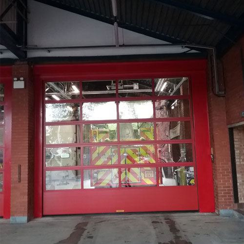 IDE Provide Cheshire Fire Services with Sectional Doors