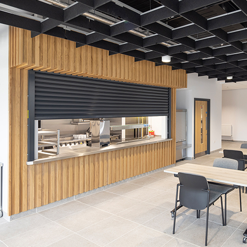 Fire Rated Shutters for School Canteens